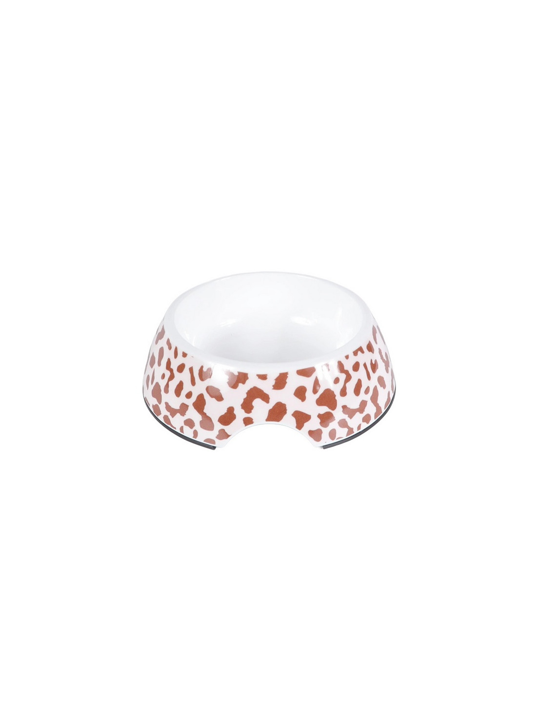 Zolux Miska Wild dla kota 230ml biała w brązowe cętki