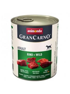 Mokra karma Animonda GranCarno Adult Wołowina z dziczyzną 800g