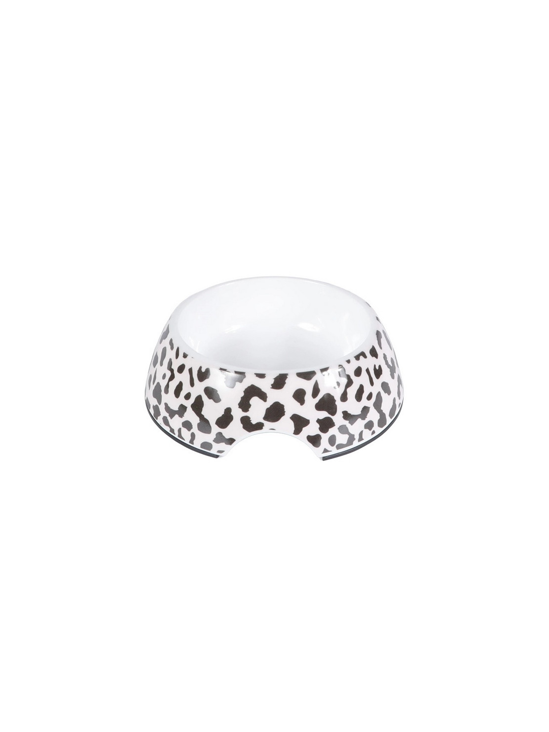 Zolux Miska Wild dla kota 230ml biała w czarne cętki