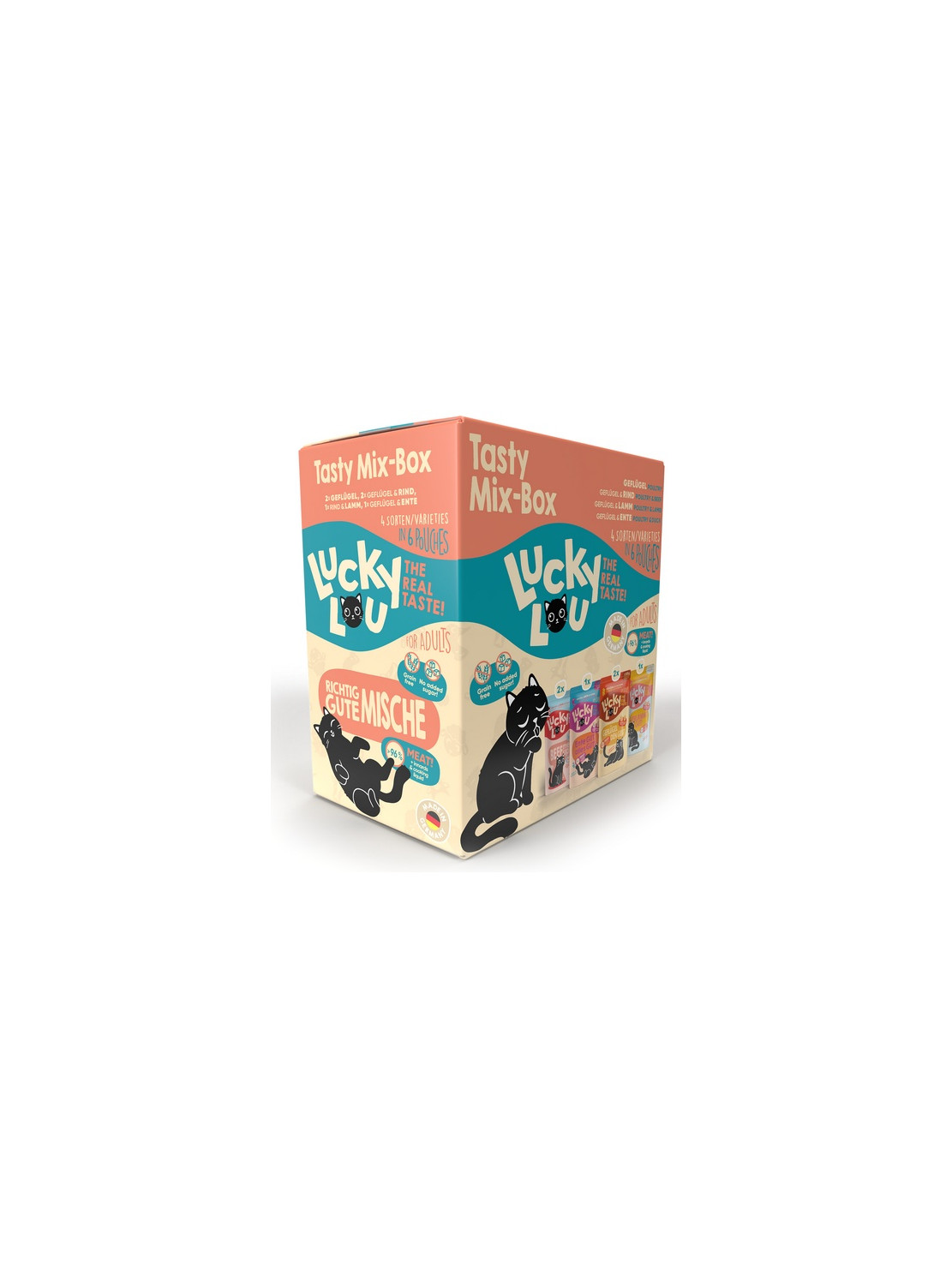 Lucky Lou Lifestage Adult Tasty Mix-Box saszetki 6x125g