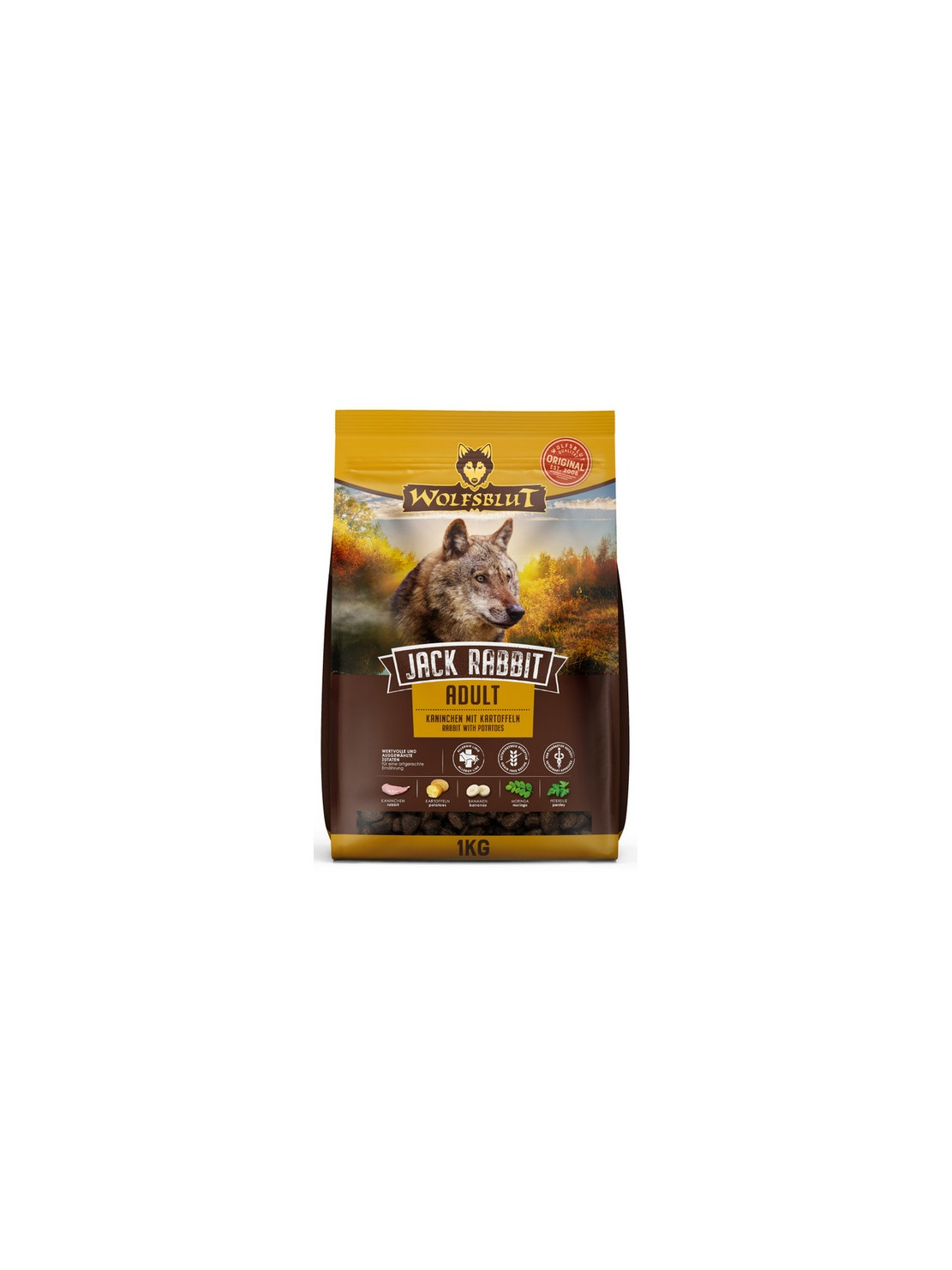 Wolfsblut Dog Jack Rabbit Adult - królik i ziemniaki 1kg