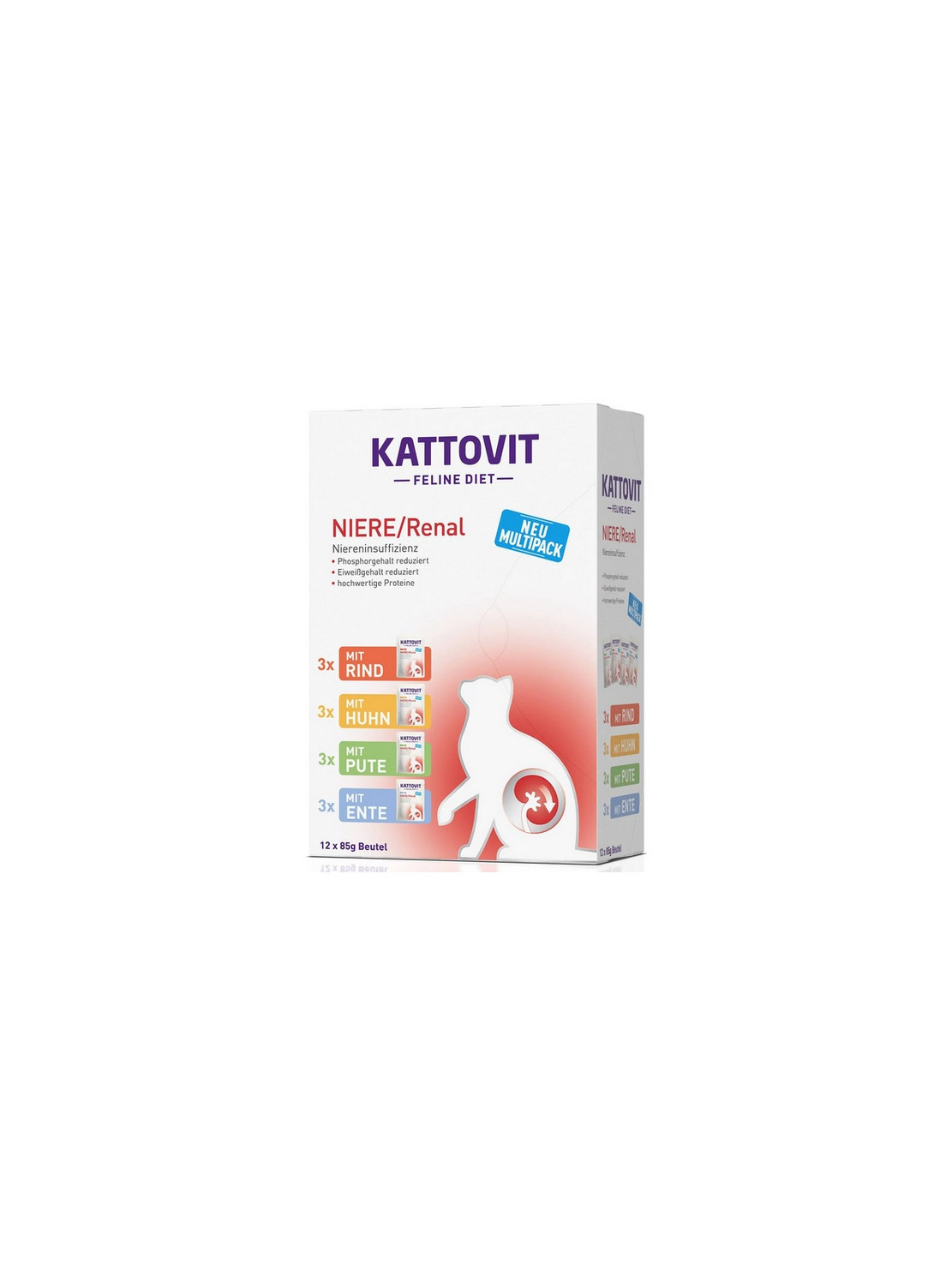 Kattovit Feline Diet Niere/Renal Multipack saszetki 12x85g