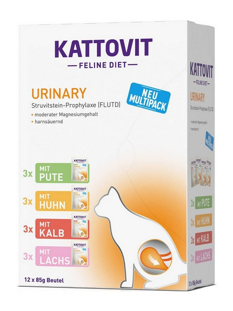 Kattovit Feline Diet Urinary Multipack saszetki 12x85g