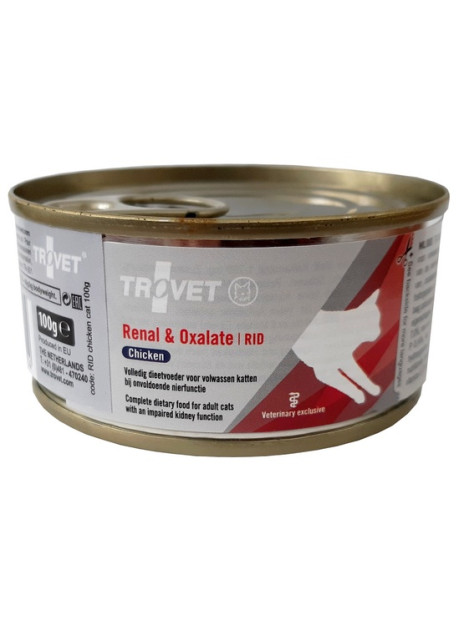 Trovet RID Renal & Oxalate dla kota kurczak puszka 100g