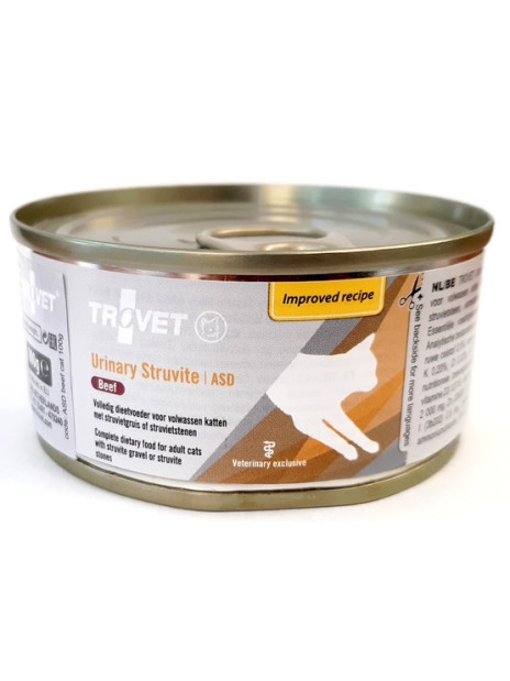 Trovet ASD Urinary Struvite dla kota wołowina puszka 100g