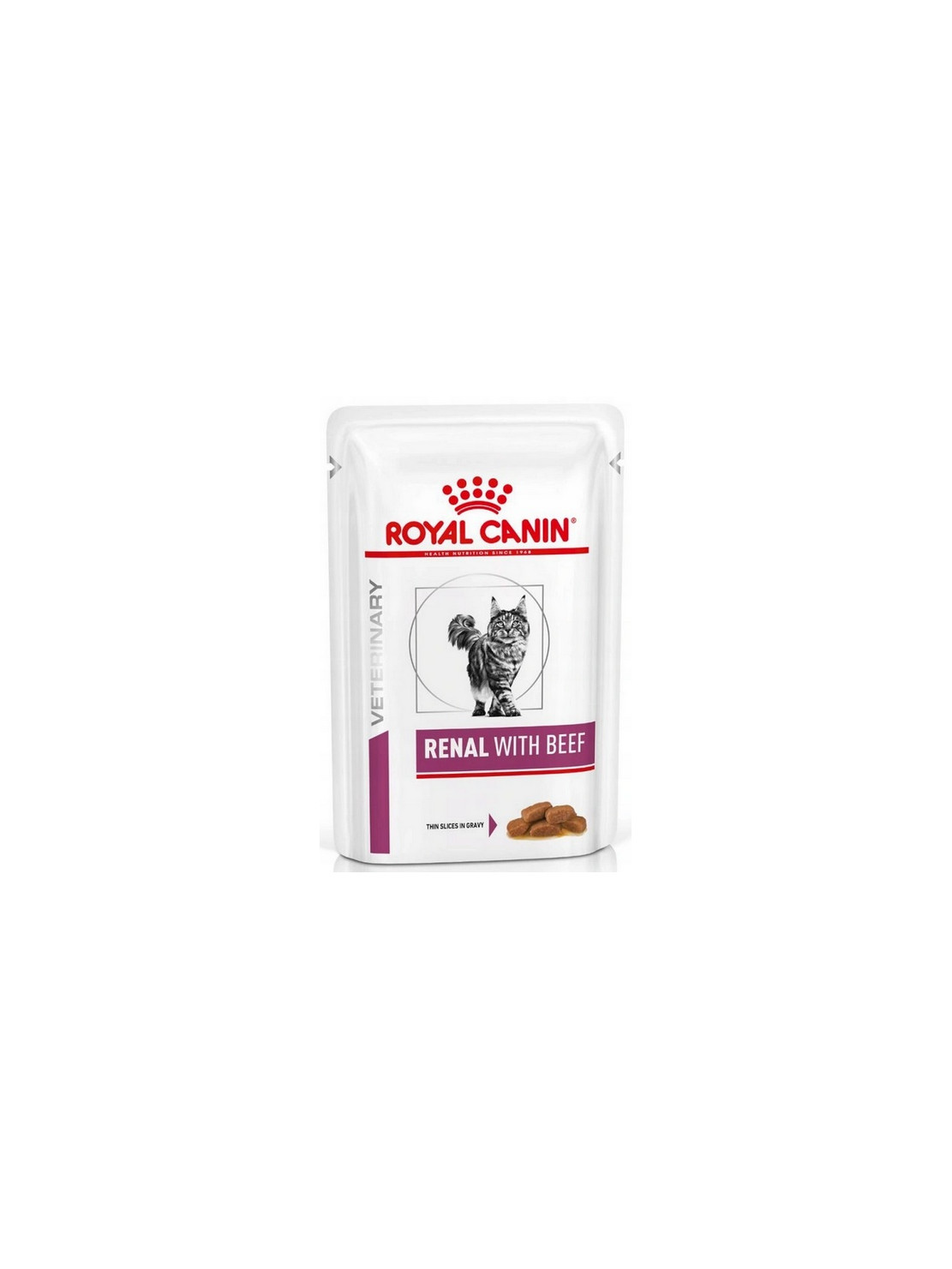 Royal Canin Veterinary Diet Feline Renal Wołowina saszetka 85g