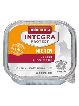 Animonda Integra Protect Nieren dla kota - z wołowiną tacka 100g