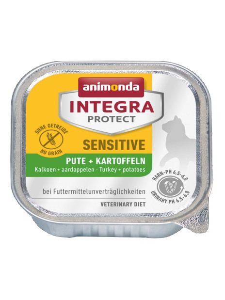 Animonda Integra Protect Sensitive dla kota - z indykiem i ziemniakami tacka 100g