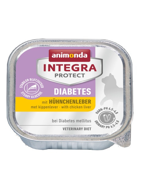 Animonda Integra Protect Diabetes dla kota - z wątróbką kurczaka tacka 100g