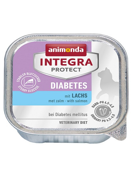 Animonda Integra Protect Diabetes dla kota - z łososiem tacka 100g