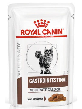 Royal Canin Veterinary Diet Feline Gastrointestinal Moderate Calorie saszetka 85g