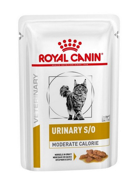 Royal Canin Veterinary Diet Feline Urinary S/O Moderate Calorie saszetka 85g
