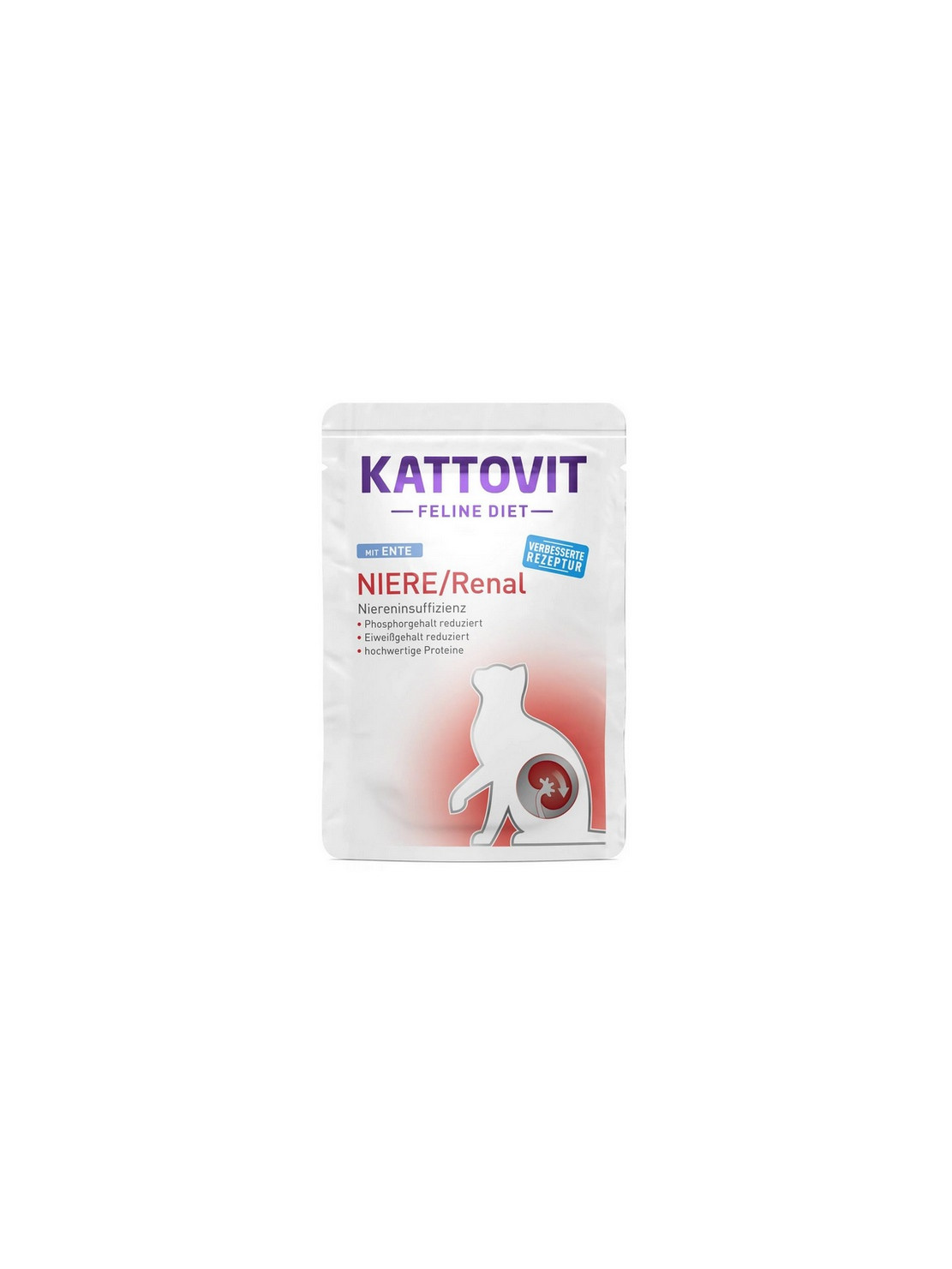 Kattovit Feline Diet Niere/Renal kaczka saszetka 85g