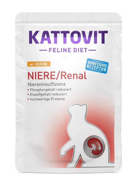 Kattovit Feline Diet Niere/Renal kurczak saszetka 85g