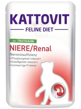 Kattovit Feline Diet Niere/Renal indyk saszetka 85g