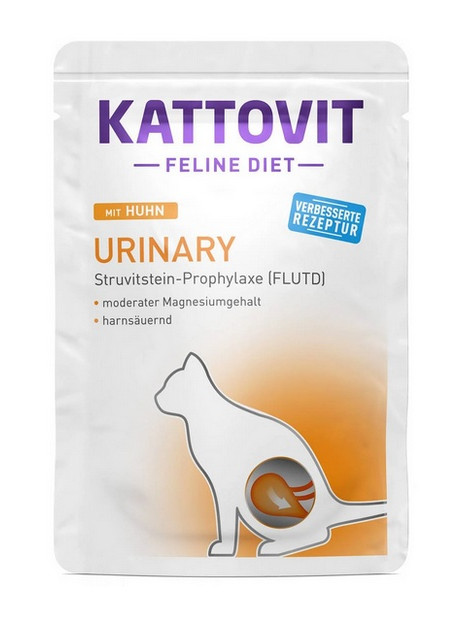 Kattovit Feline Diet Urinary kurczak saszetka 85g