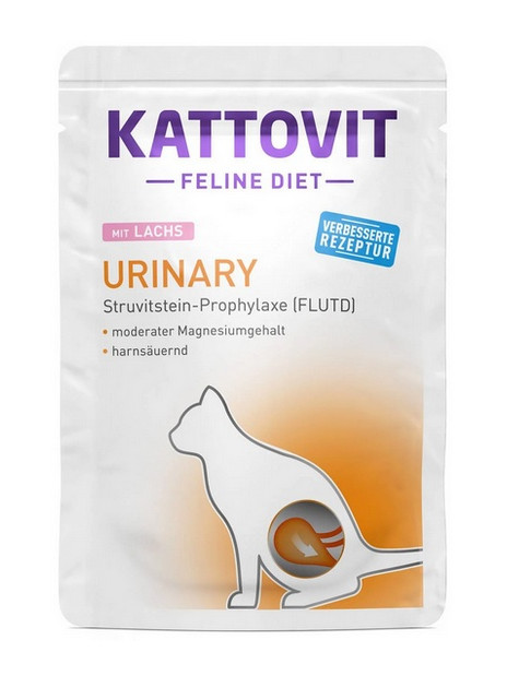 Kattovit Feline Diet Urinary łosoś saszetka 85g
