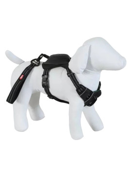 Zolux Szelki ze smyczą automatyczną Easyride XL czarne