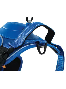 Zolux Szelki ze smyczą automatyczną Easyride XL niebieskie