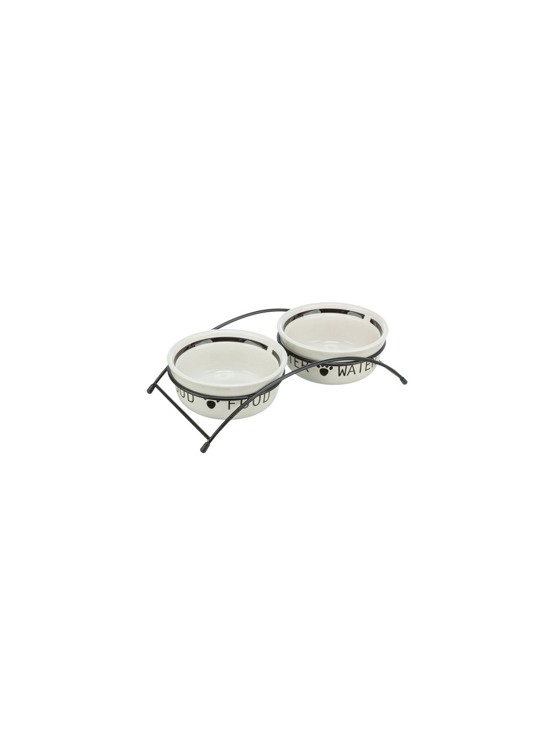 Trixie Miski ceramiczne 2,6L na stojaku [24643]