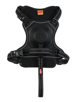 Zolux Szelki ze smyczą automatyczną Easyride M czarne