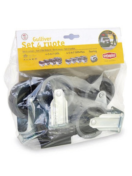 Stefanplast Zestaw 4 kółek do transportera Gulliver IATA 4, 5, 6, 7 [96328]