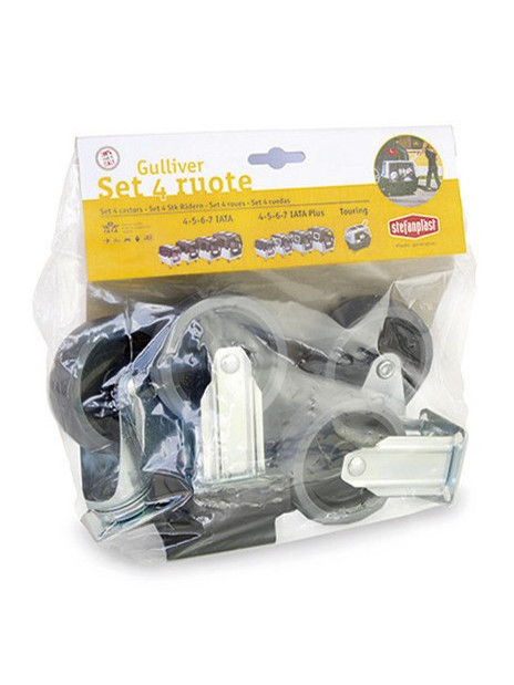 Stefanplast Zestaw 4 kółek do transportera Gulliver IATA 4, 5, 6, 7 [96328]