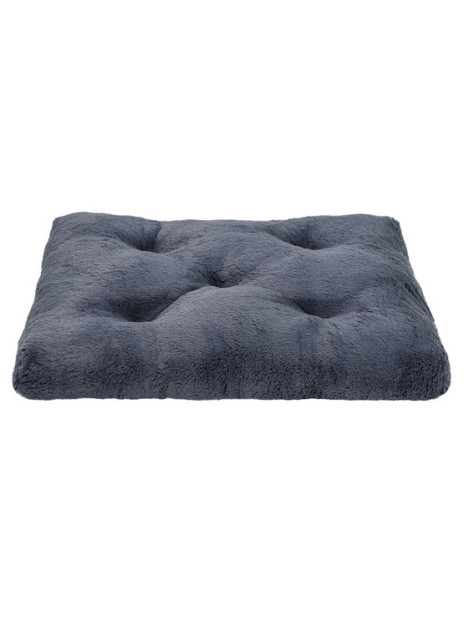 MIMIKO Pets Legowisko Shaggy prostokątne XL 85x65cm grafitowe