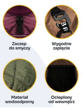 Chaba Kubrak Regulowany Chic M burgundy