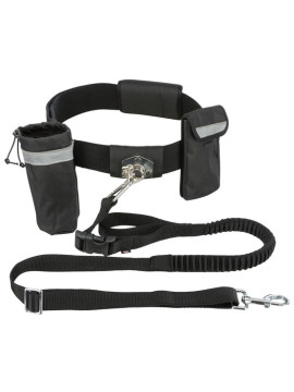 Trixie Pas biodrowy i Smycz Hands Free - zestaw do dogtrekkingu [TX-1275]