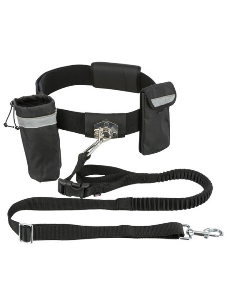 Trixie Pas biodrowy i Smycz Hands Free - zestaw do dogtrekkingu [TX-1275]