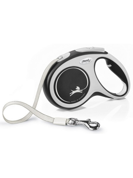 Flexi New Comfort Smycz taśma M 5m czarna [FL-3646]