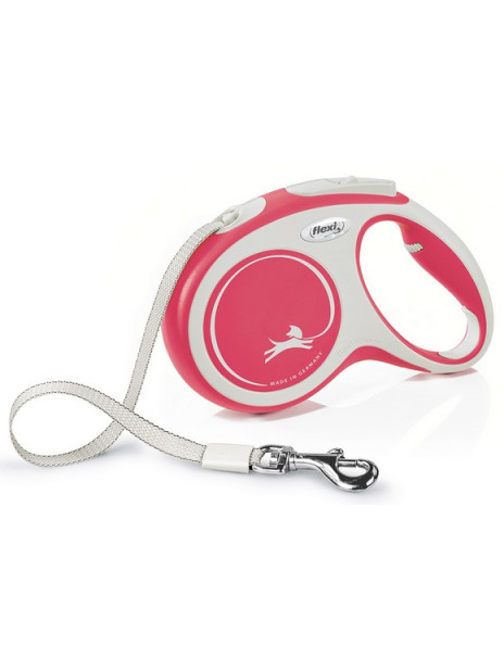 Flexi New Comfort Smycz taśma M 5m czerwona [FL-3622]