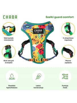 CHABA Szelki Guard Comfort Story III bezuciskowe M 1,6cm Jumbo