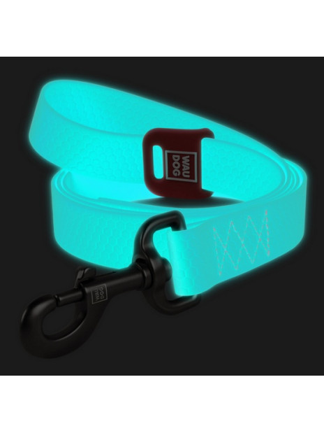 Collar WauDog Waterproof Smycz wodoodporna akumulująca światło M 20mm/183cm