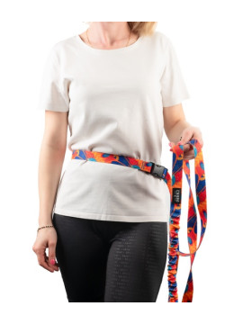 CHABA Smycz z amortyzatorem do biegania Story III L 25mm/280cm Aussie