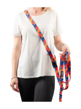 CHABA Smycz z amortyzatorem do biegania Story III L 25mm/280cm Aussie