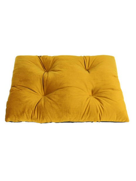MIMIKO Pets Legowisko Poducha Velvet 70x50cm musztarda