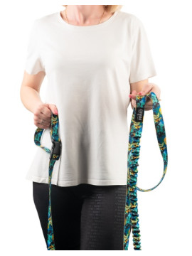 CHABA Smycz z amortyzatorem do biegania Story III M 25mm/280cm Carnival