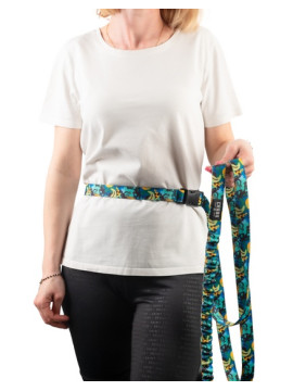 CHABA Smycz z amortyzatorem do biegania Story III M 25mm/280cm Carnival