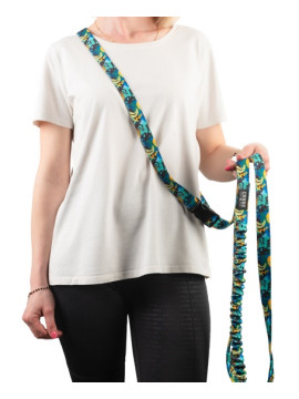 CHABA Smycz z amortyzatorem do biegania Story III M 25mm/280cm Carnival