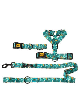 Dingo Szelki dwupaskowe Guard City - Monstera rozmiar S