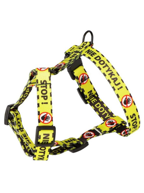 Dingo Szelki dwupaskowe Guard City - Nie Dotykaj rozmiar S