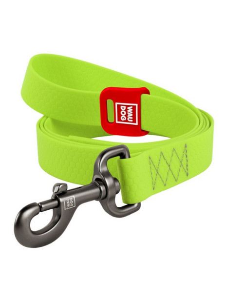 Collar Waterproof Smycz wodoodporna L-XXL 25mm/183cm jasnozielona