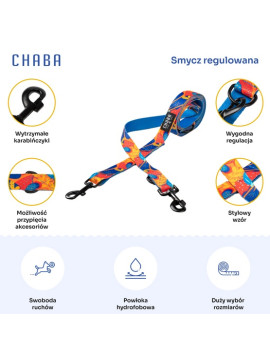 CHABA Smycz regulowana Story III S 16mm/260cm Aussie