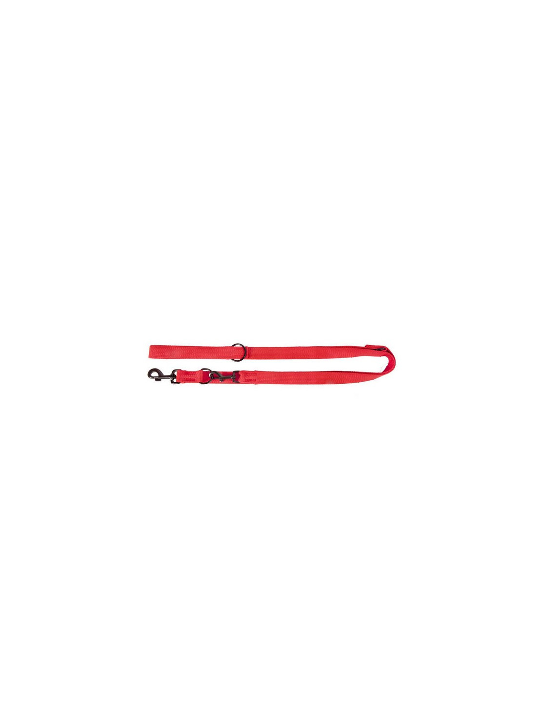 Dingo Smycz taśma przedłużana z taśmy bawełnianej 1,6cm/120-220cm czerwona