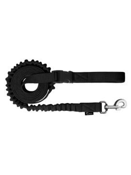 CHABA Smycz taśma do biegania z amortyzatorem 25 czarna