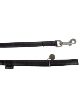 Zolux Smycz Mac Leather 25mm/1.2m Czarna [522025NO]