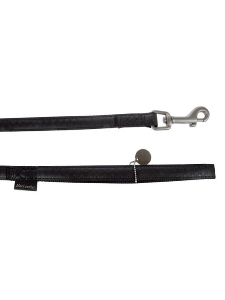 Zolux Smycz Mac Leather 25mm/1.2m Czarna [522025NO]