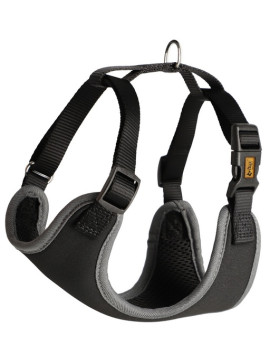 Dingo Szelki bezuciskowe z dwupaskową regulacją L czarne